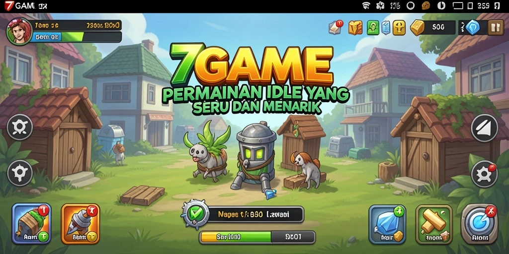 Tampilan gameplay utama 7GAME yang memikat dan interaktif.