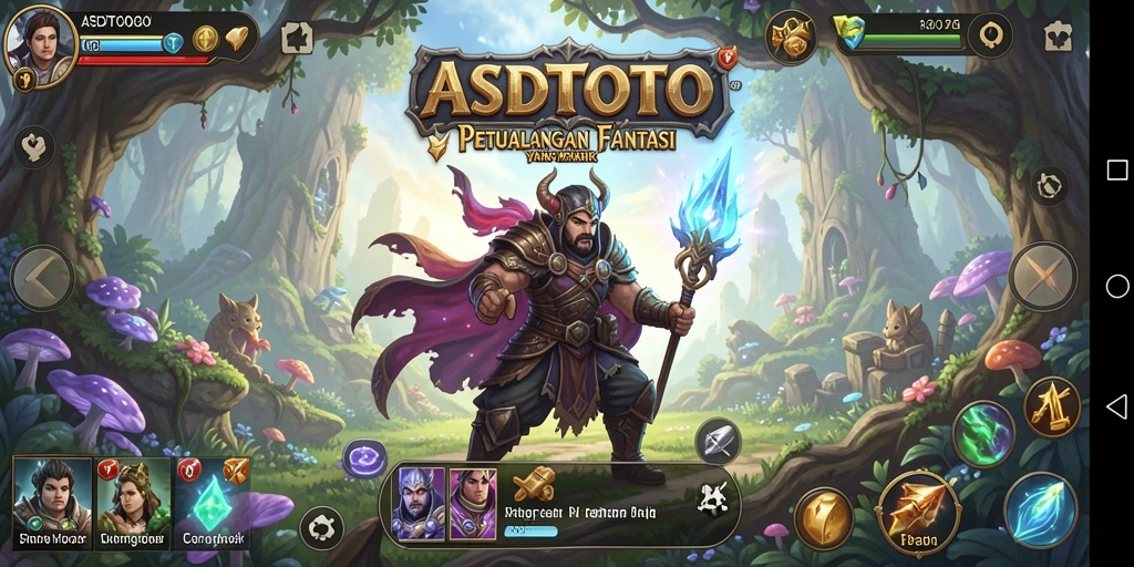 Screenshot gameplay ASDTOTO yang menampilkan aksi pertempuran seru.