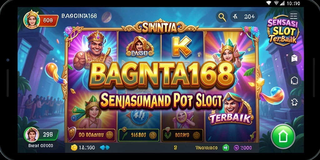 Tampilan menarik dari gameplay Slot di BAGINTA168.