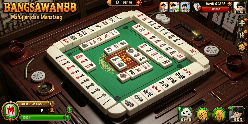 Tampilan gameplay menarik dari BANGSAWAN88 dengan Mahjong.