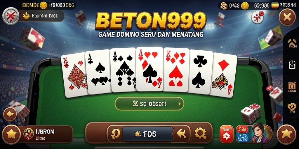 Gameplay menegangkan dan seru dari BETON999 di layar.