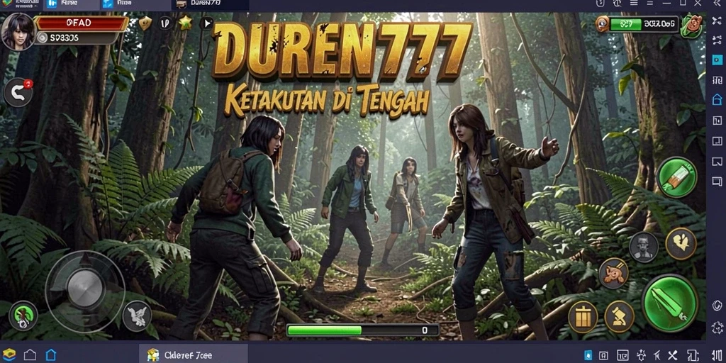 Tangkapan layar menampilkan suasana mencekam dalam gameplay DUREN777.