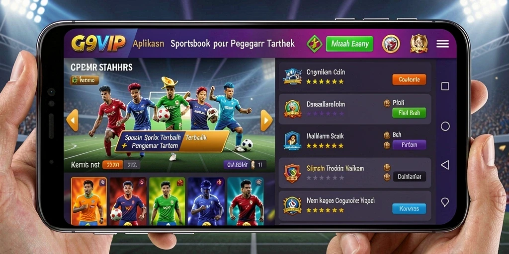 Tampilan menarik dari G9VIP saat melakukan taruhan olahraga.
