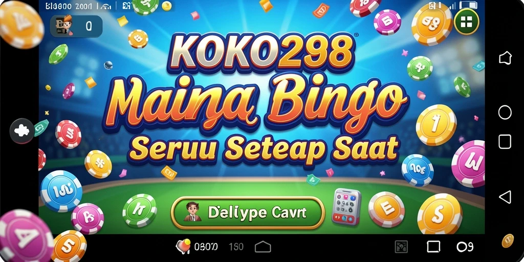 Screenshot utama KOKO288 dengan tampilan gameplay Bingo yang menarik.