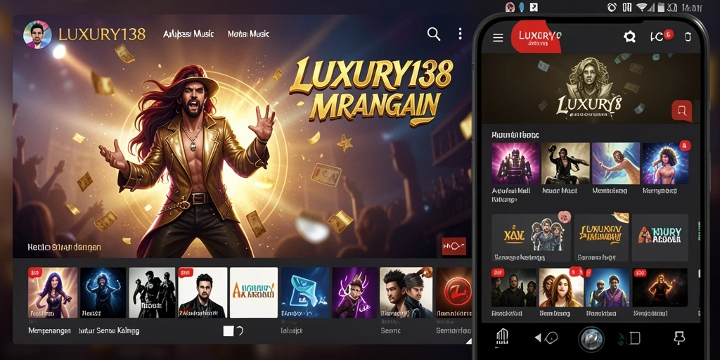 Tampilan menarik dari gameplay musik LUXURY138 yang menggugah semangat.