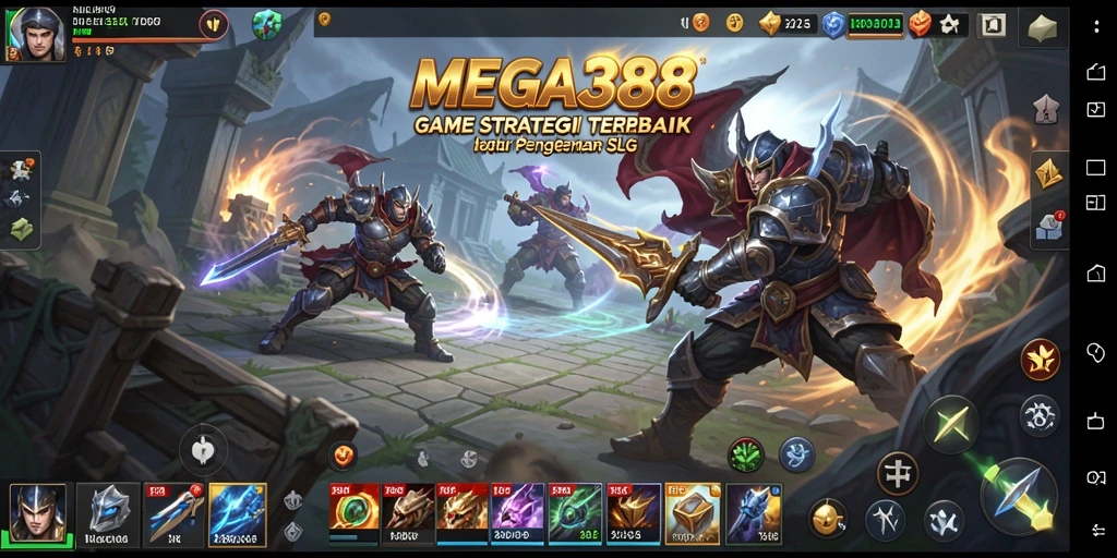 Tampilan menarik dari gameplay MEGA388 menampilkan pertempuran dan strategi.