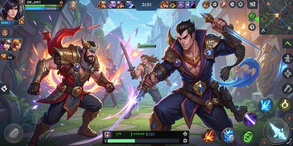 Tampilan gameplay seru dan mendebarkan di OKJKT.