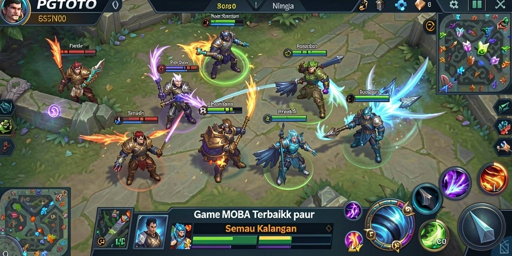 Tampilan gameplay seru dalam PGTOTO, penuh aksi dan strategi.
