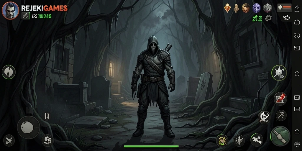 Screenshot menampilkan momen mencekam dari gameplay REJEKIGAMES.
