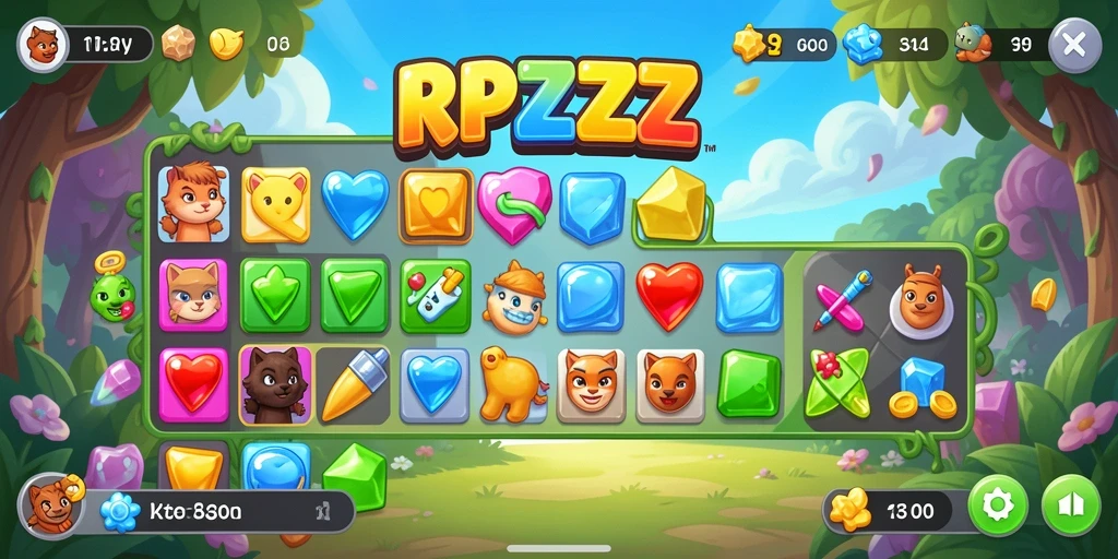 Tampilan gameplay RPZZZ yang menggugah selera.