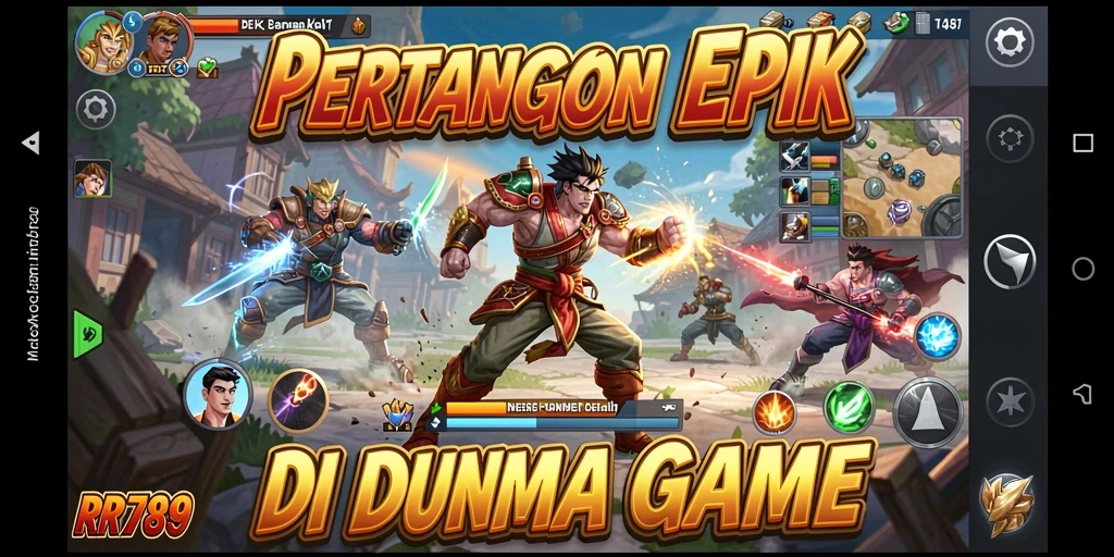 Tampilan gameplay RR789 dengan aksi pertarungan yang seru.