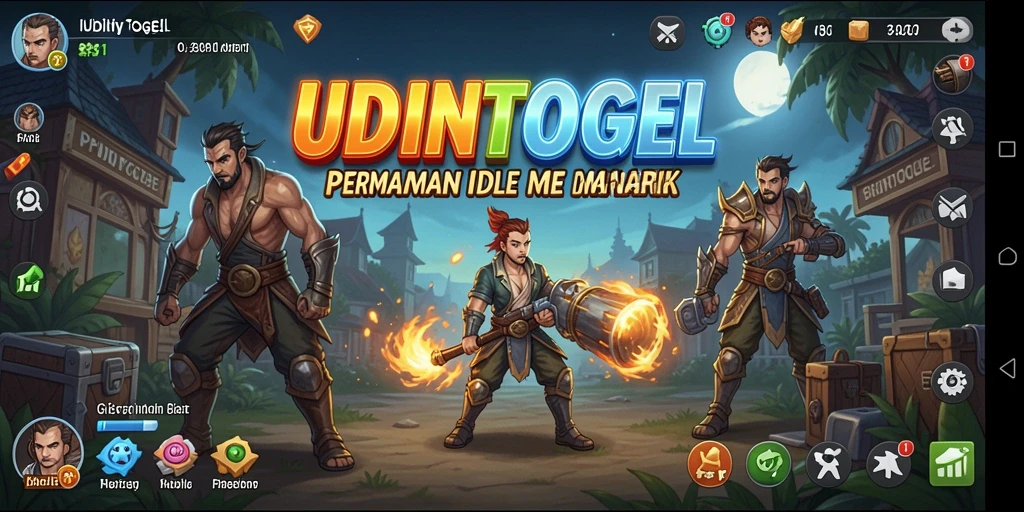 Tampilan gameplay Idle yang seru dan menarik dalam UDINTOGEL.